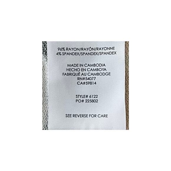 CABI 2-PC PAJAMA SET-LOUNGER, LONG SLV, WOMENS, TOP-L, BOTTOMS-M, YELLOW/DK GREY - Picture 11 of 12